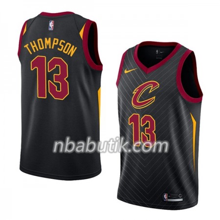 NBA Mænd Trøje Cleveland Cavaliers Tristan Thompson 13 Nike 2017-18 Sort Swingman